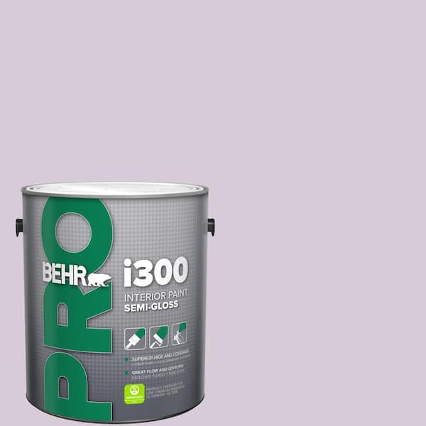 BEHR PRO 1 gal. #670C-3 Purple Cream Semi-Gloss Interior Paint