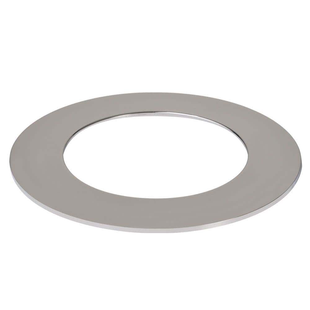 HALO 4 in. Polished Chrome Recessed Ceiling Light LED Designer Trim