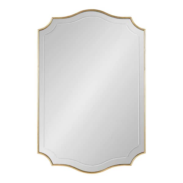 Kate and Laurel Hollyn 30.00 in. H x 20.00 in. W Scalloped MDF