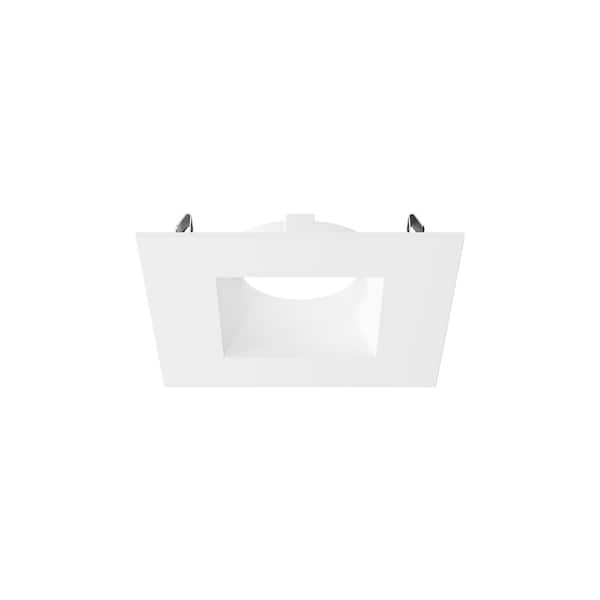 4 in. White Recessed Light Square Trim (24-Pack)-for LED Module