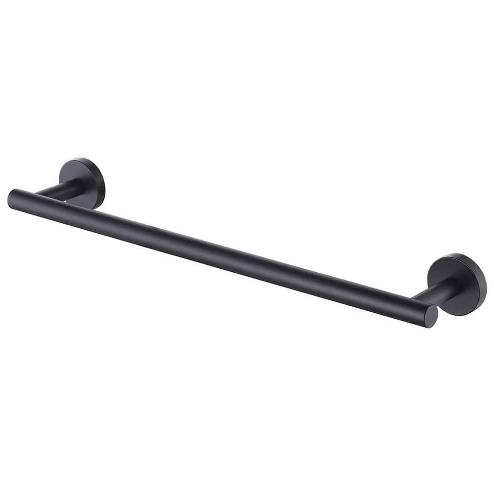 18 in. Wall Mounted Towel Bar in Matte Black price history on PriceWatchPro