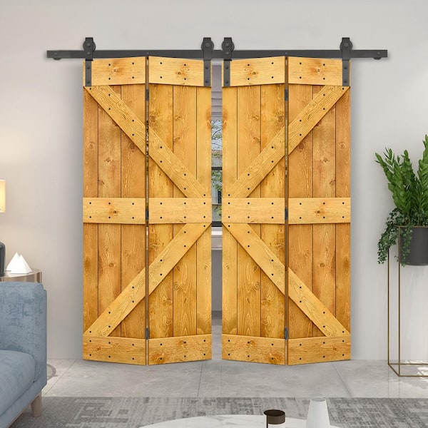 CALHOME 48 in. x 80 in. K Series Solid Core Colonial Maple