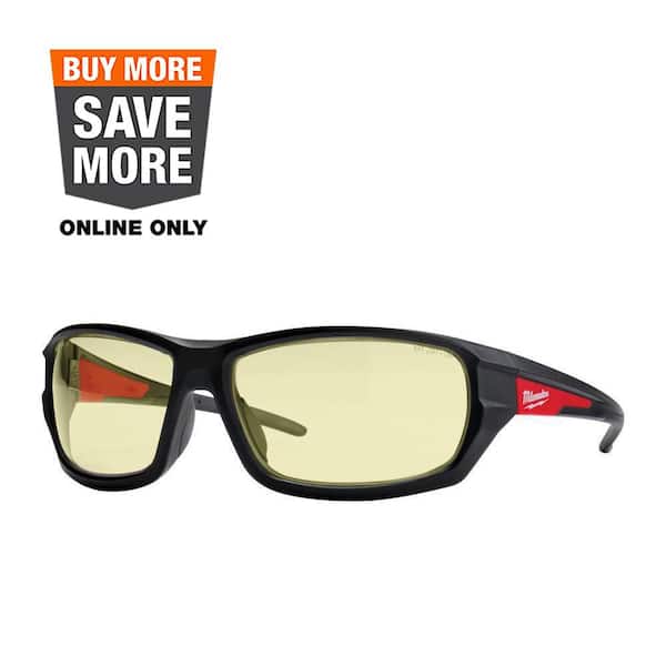 Milwaukee Yellow Performance Safety Glasses Fog-Free Lenses