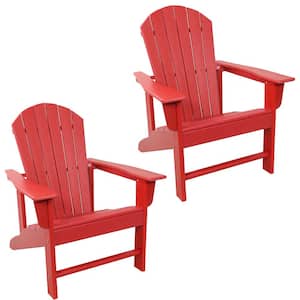 Raised Adirondack Chair - Set of 2 - Red