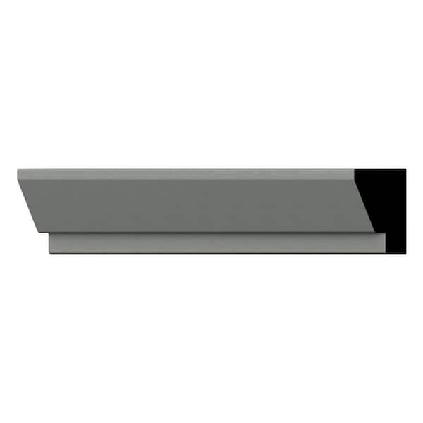Ekena Millwork 1.625 in. D x 1.625 in. W x 94.5 in. L Primed Polyurethane Panel Moulding