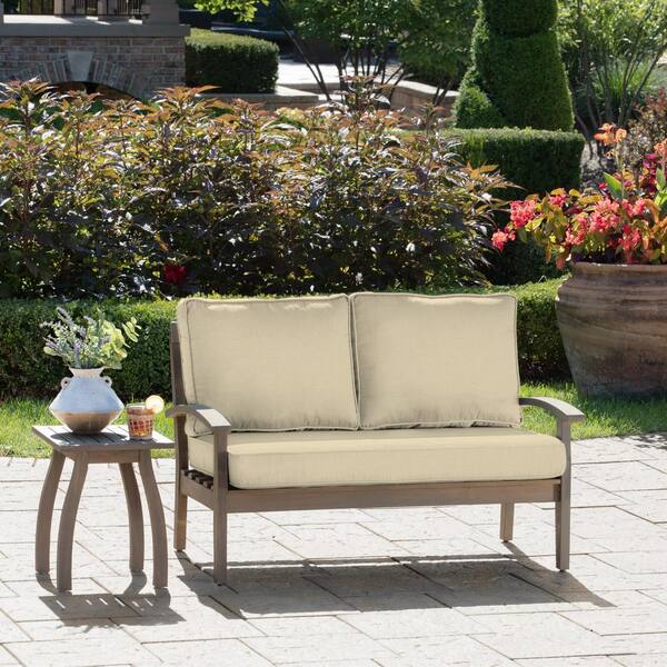 garden love seat cushions