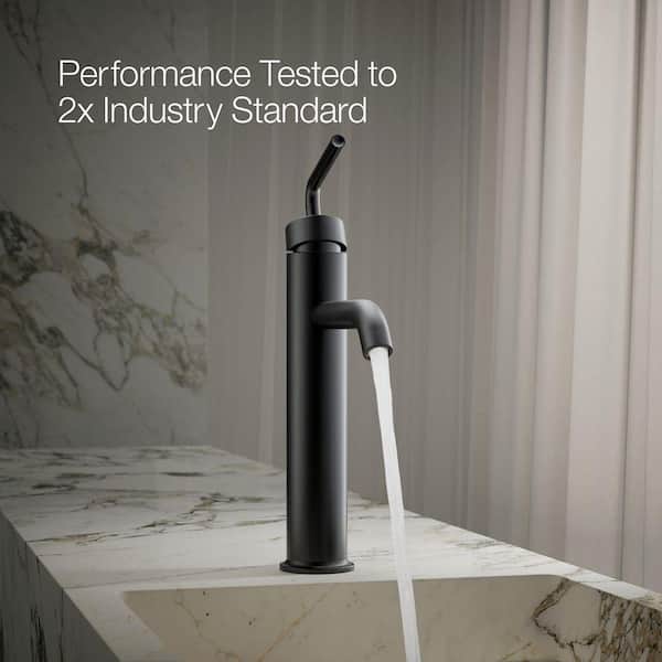KOHLER Purist Single Hole Single-Handle Bathroom Faucet in Matte
