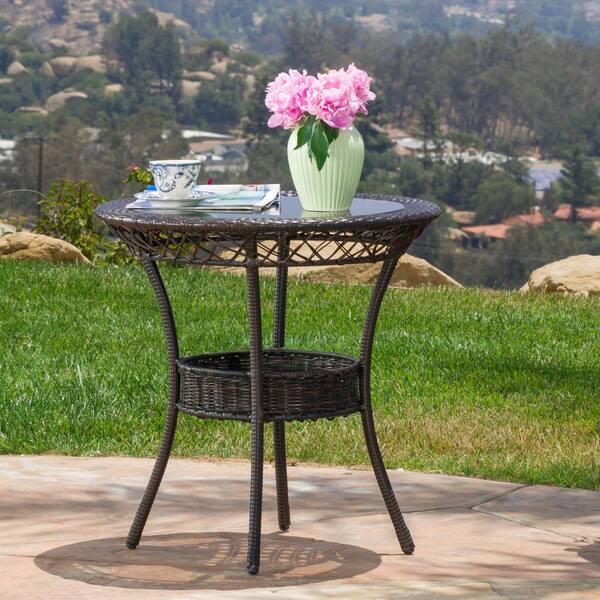 H&O × Geek Field _ ML SideTable Bucky Outdoor Indoor/Outdoor Metal Side Table, Blue - Walmart.com