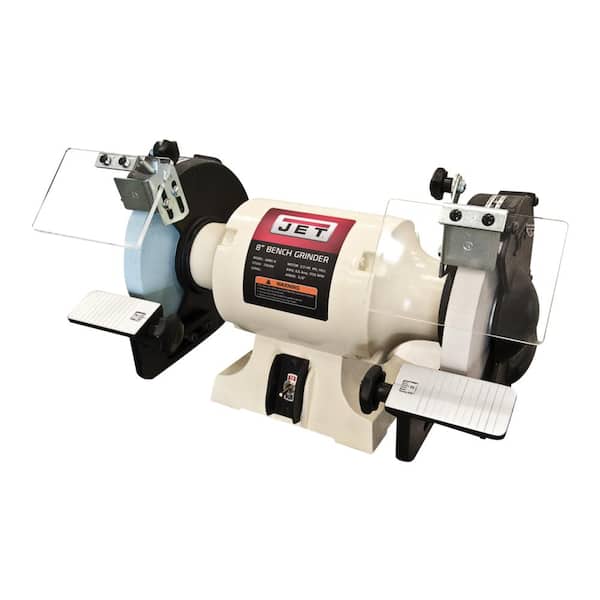 Jet 8 in. Wood Working Bench Grinder with Norton Wheels