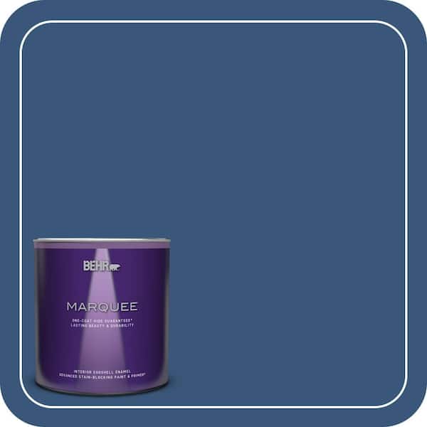 1 qt. #590D-7 Star Spangled Eggshell Enamel Interior Paint & Primer