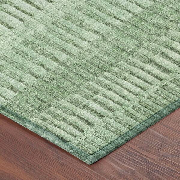 Chantille Machine Washable Indoor/Outdoor Abstract ACN2807 Aloe 2 ft. x 3 ft. Accent Rug