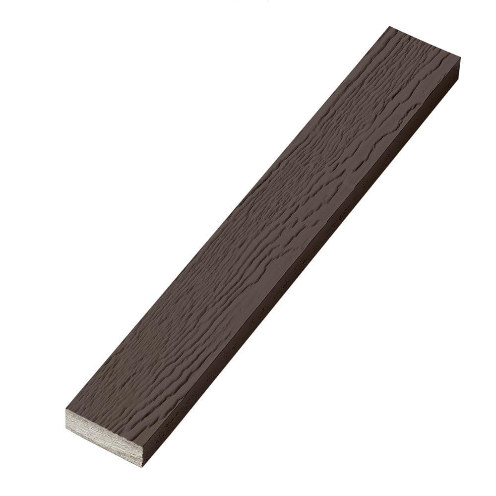 DIAMOND KOTE 5/4 in. x 3 in. x 16 ft. Umber Woodgrain Composite