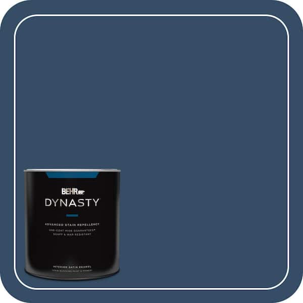 BEHR DYNASTY 1 qt. Home Decorators #HDC-FL14-12 Rain Boots Satin Enamel Interior Stain-Blocking Paint and Primer
