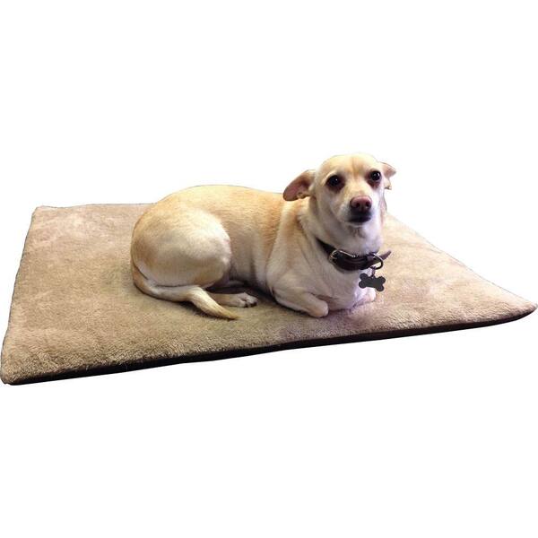 New Age Pet CozySpot Small Beige Polyester Plush ThermoCore Pet Mat