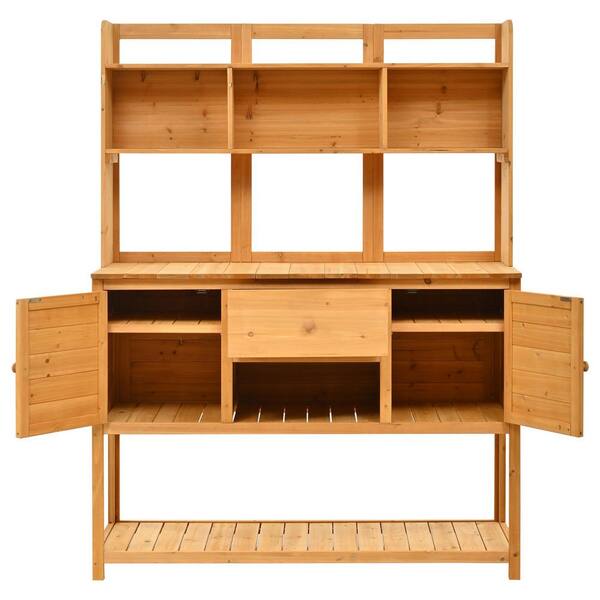 WTVWTV 50.2 in. W x 19.7 in. D 66.1 in. H Wood Garden WTVWTV 50.2 in. W x 19.7 in. D 66.1 in. H Wood Garden
