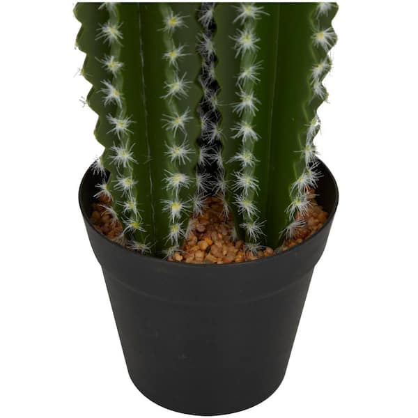 Novogratz 23 in. H Cactus Artificial Plant with Realistic Leaves 
