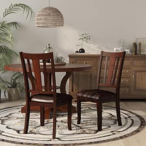 Winona Espresso Upholstered Side Chair (Set of 2)