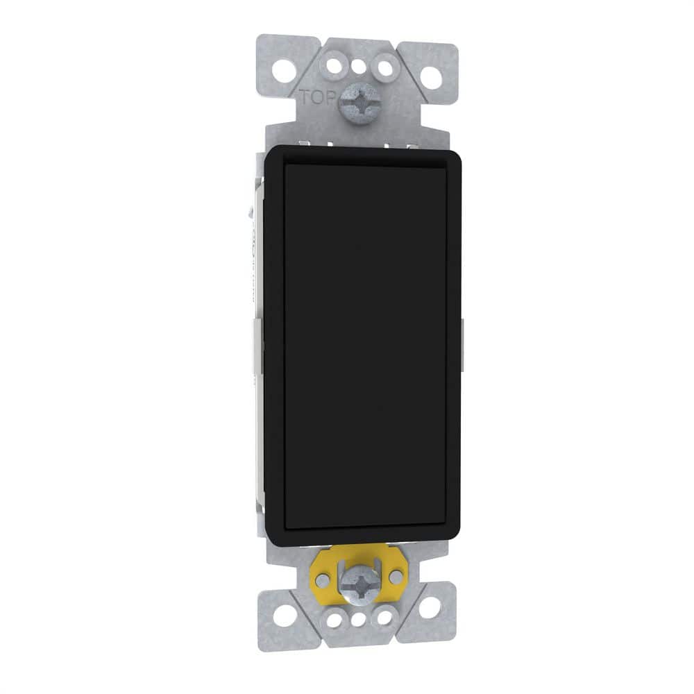 Square D X Series 15-Amp Single-Pole Momentary Rocker Switch Back