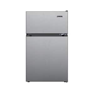 Magic Chef 3.1 cu. ft. 2-Door Mini Refrigerator in White with