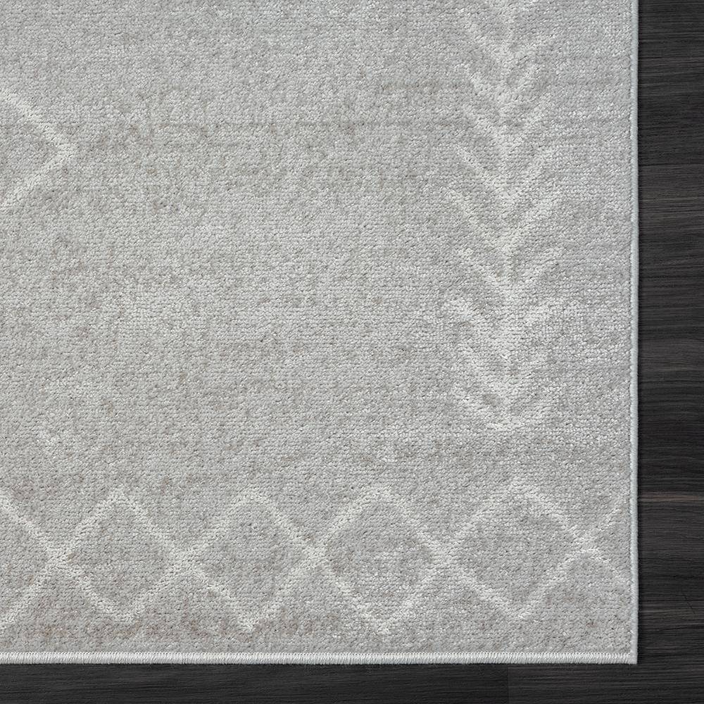 Calixta Reversible Gray Shag Area Rug 5' x 7'