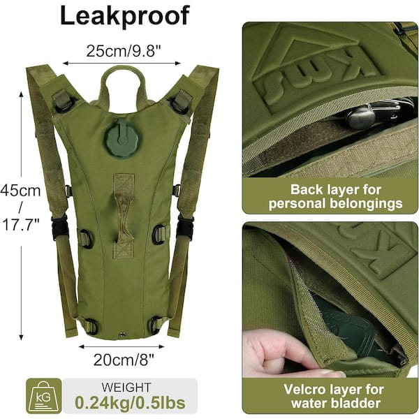 Justincity 3L Water Backpack with Bladder Water Hydration Backpack