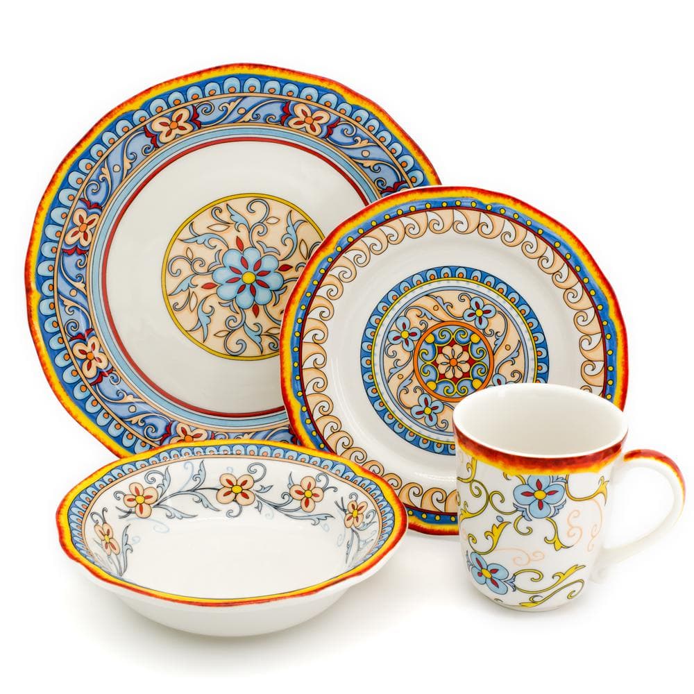 Source plates european ceramic plate 8 pieces sets bone china
