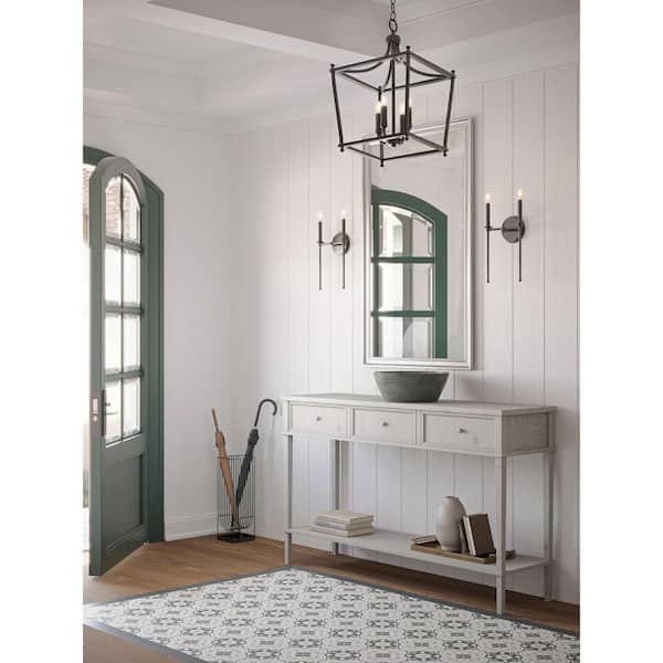 Parkhurst 4-Light Black Foyer Pendant