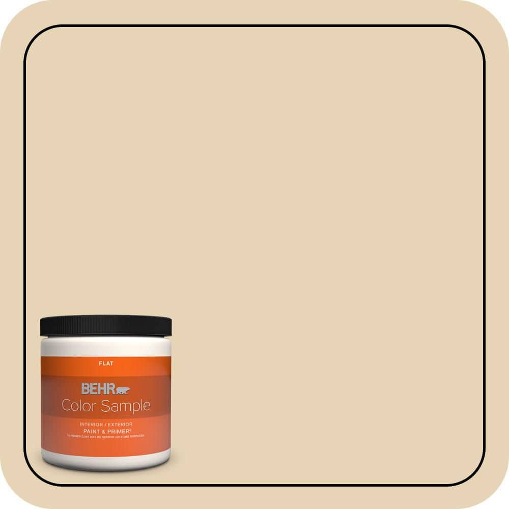 SAND PEOPLE サンライズシェル BEHR PREMIUM PLUS 8 oz. #PPU7-18 Sand Pearl Flat Interior