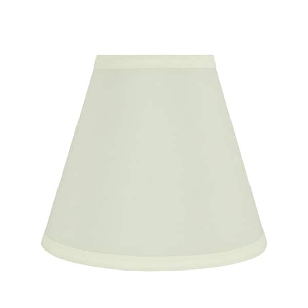 8 in. x 7 in. Off White Hardback Empire Lamp Shade