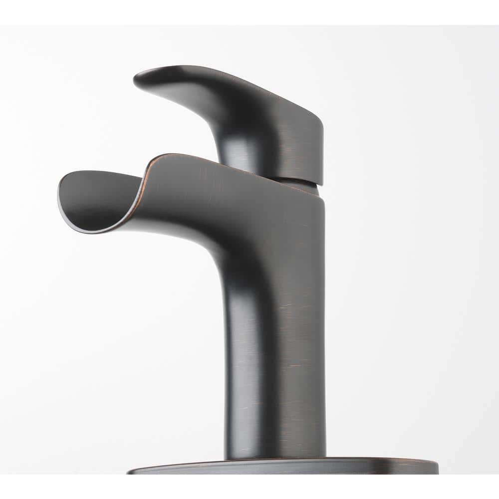Capri Waterfall Single-Handle Bathroom Faucet in Oil-Rubbed Bronze