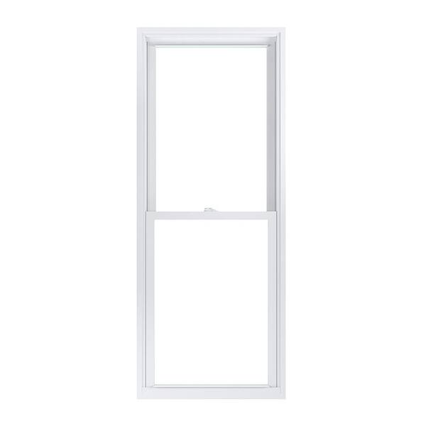 American Craftsman 27.75 in. x 69.25 in. 70 Pro Series White Double Hung Low-E Argon PS Glass Vinyl Replacement Window, Screen Incl