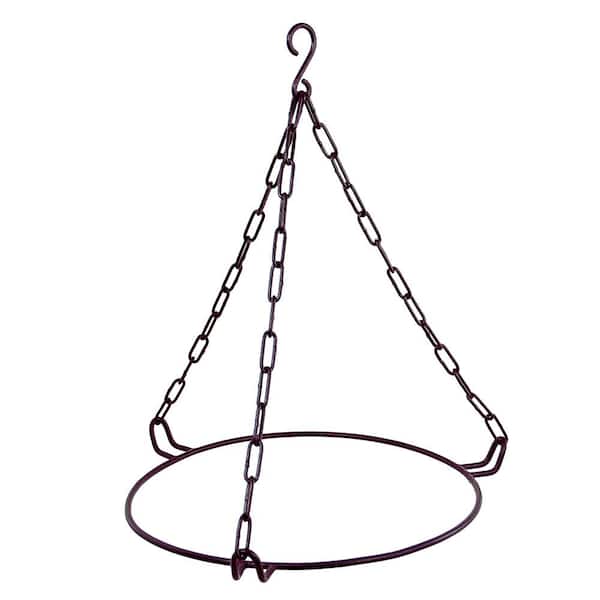 ACHLA DESIGNS 14.75 in. Dia Black Powder Coat Iron Hanging Ring for 14 in. Bowl