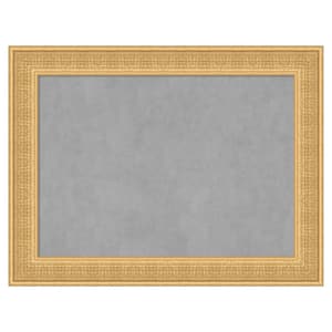 Trellis Gold 34 in. x 26 in. Framed Magnetic Board