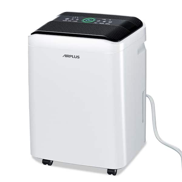 50 pt. 4,500 sq. ft. Dehumidifier in White with Drain Hose and Bucket, Auto Defrost, Low Noise, Dehumidify Efficiently