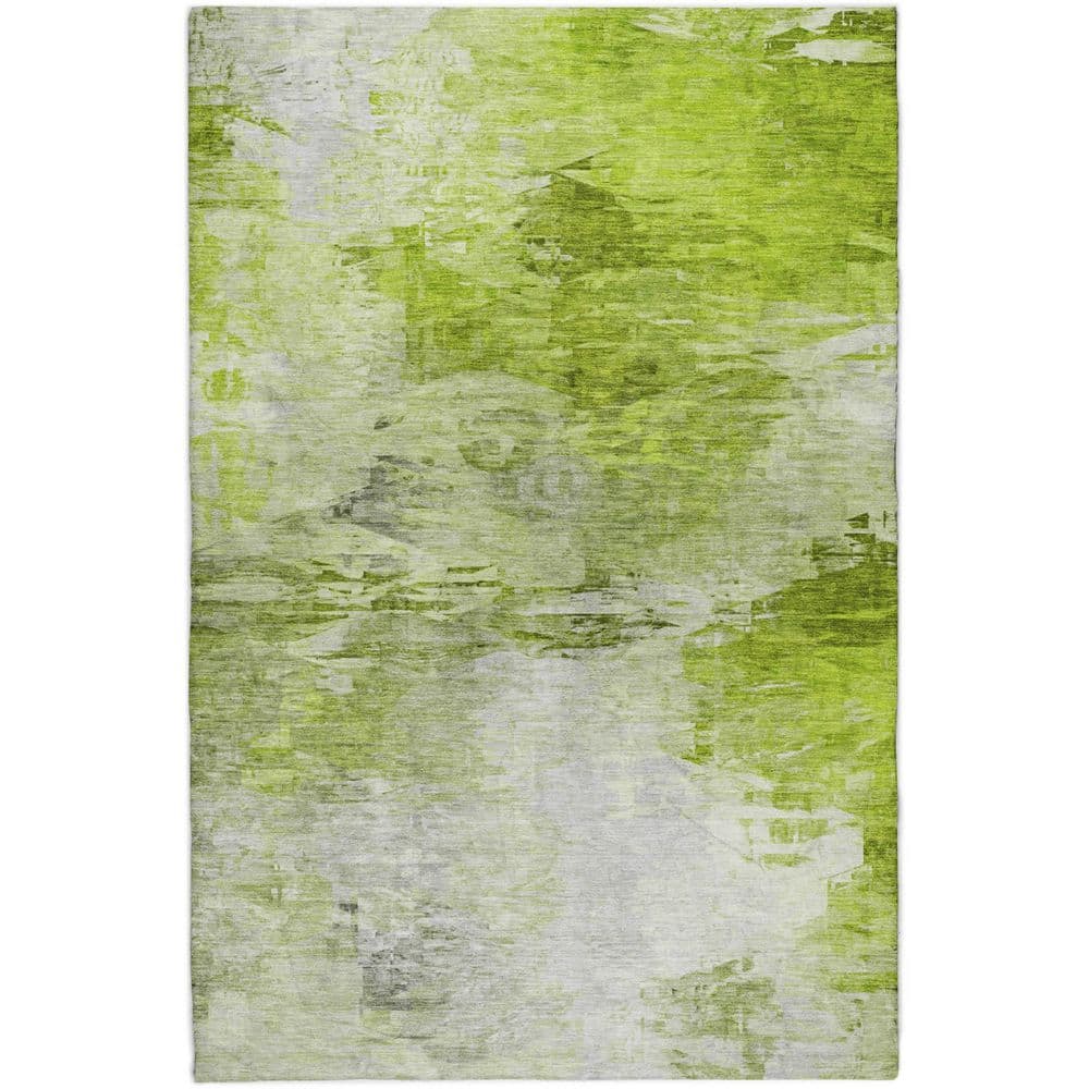 Dream Shag Premium Machine Washable Abstract ADS595 Aloe 5 ft. x 7 ft. 6 in. Area Rug price history on PriceWatchPro