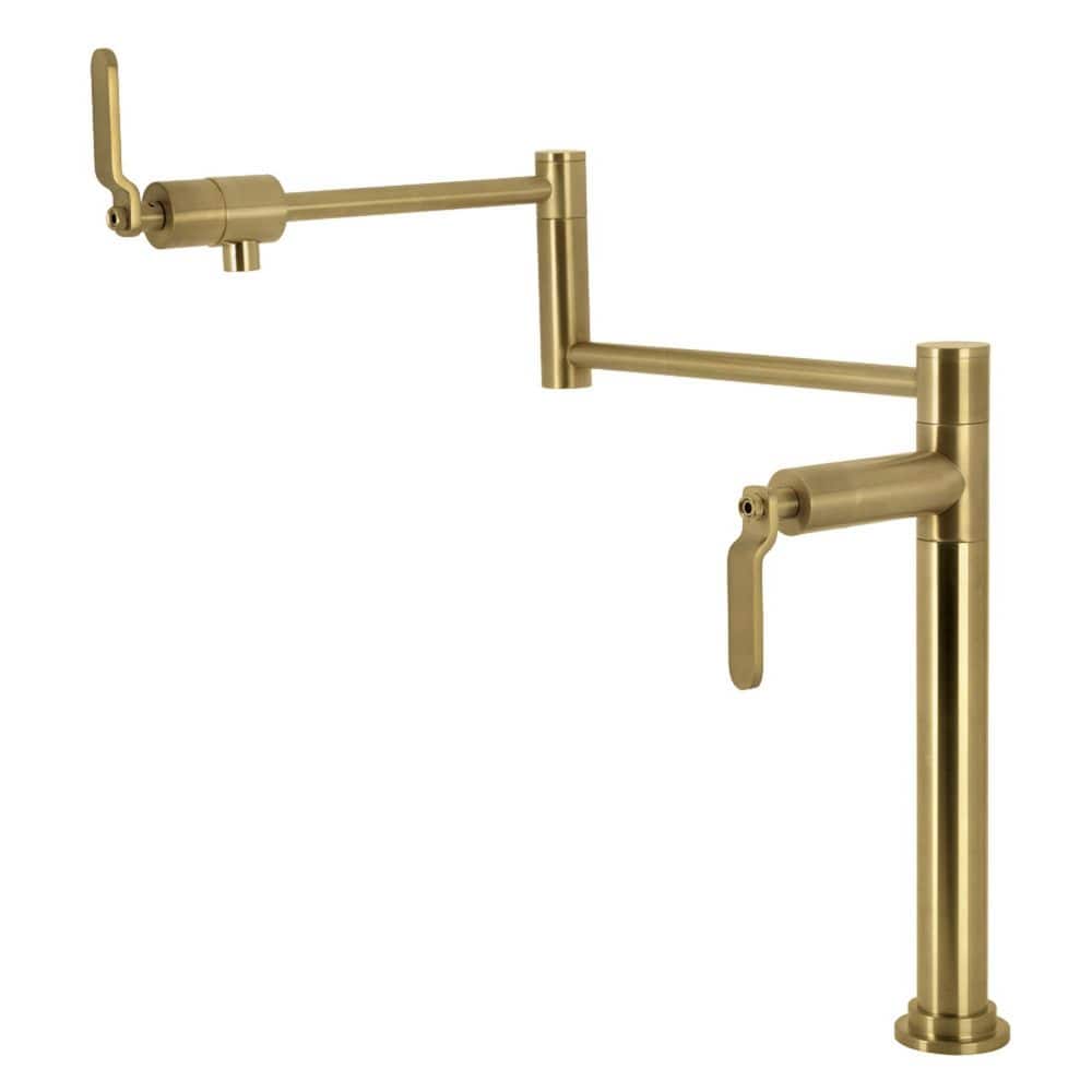 Whitaker Deck Mount Pot Filler in Brushed Brass price history on PriceWatchPro