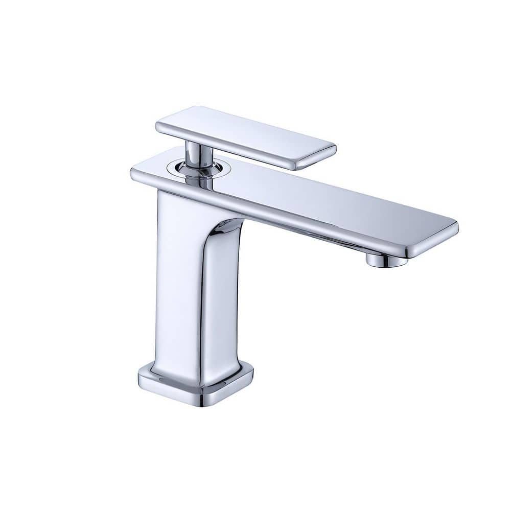 Single Hole Single-Handle Bathroom Faucet in Polished Chrome