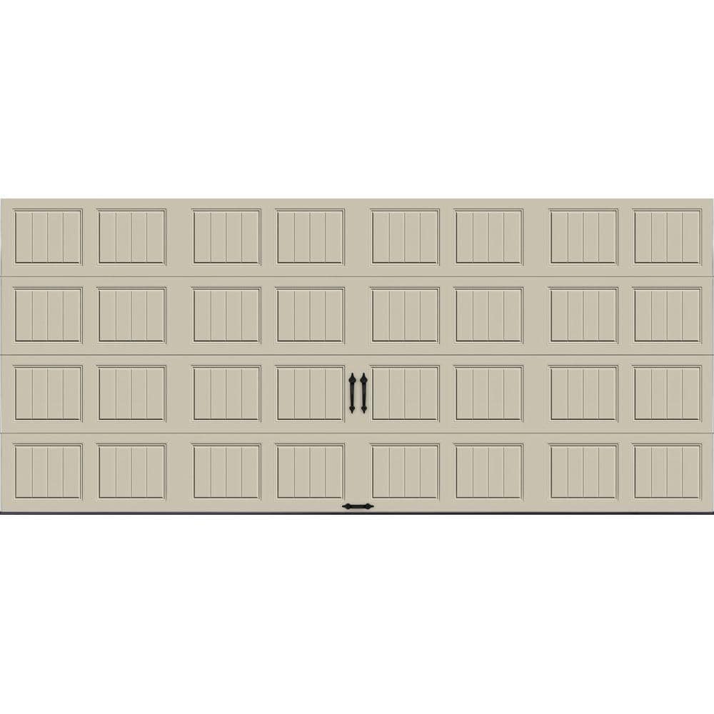 Gallery Steel Short Panel 16 ft x 7 ft Insulated 6.5 R-Value Desert Tan Gar