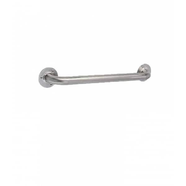 Unbranded 16 in. x 1 in. Wall Mounted Towel Bar Chrome Stainless Steel