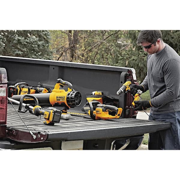 DEWALT 20V MAX 22 in. Lithium Ion Cordless Hedge Trimmer with 20V MAX Compact Lithium Ion 4Ah Battery and 12V to 20V Charger DCHT820BWCB240C The Home Depot