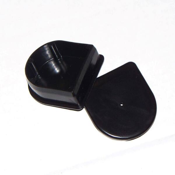 Dock Edge Black Large End Plug (2-Piece/Pack)