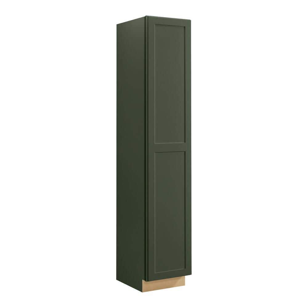 Avondale 18 in. W x 96 in. H x 24 in. D Ready To Assemble Plywood Shaker Utility Pantry Cabinet in Fern Green price history on PriceWatchPro