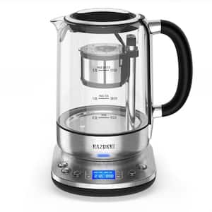 Electric Tea Maker 1.7L with Automatic Infuser for Tea Brewing, Stainless Steel