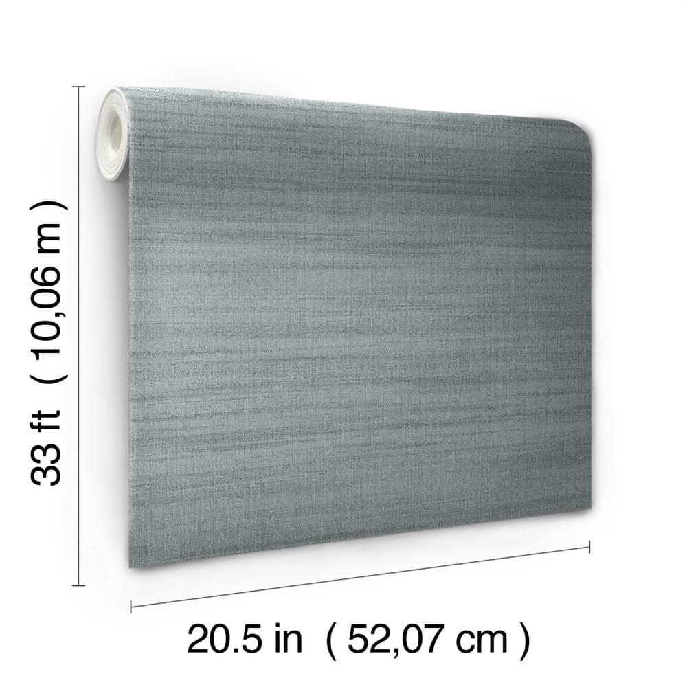 Blue Denim Textured Pre-pasted Washable Wallpaper