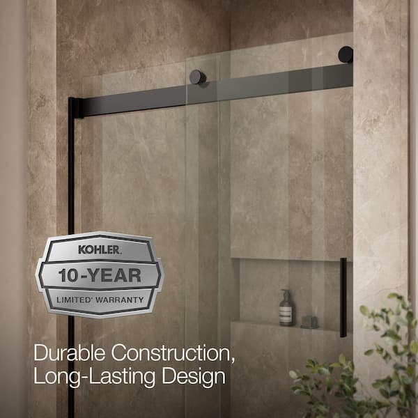 KOHLER Levity 44-48 in.W x 74 in. H Sliding Frameless Shower Door