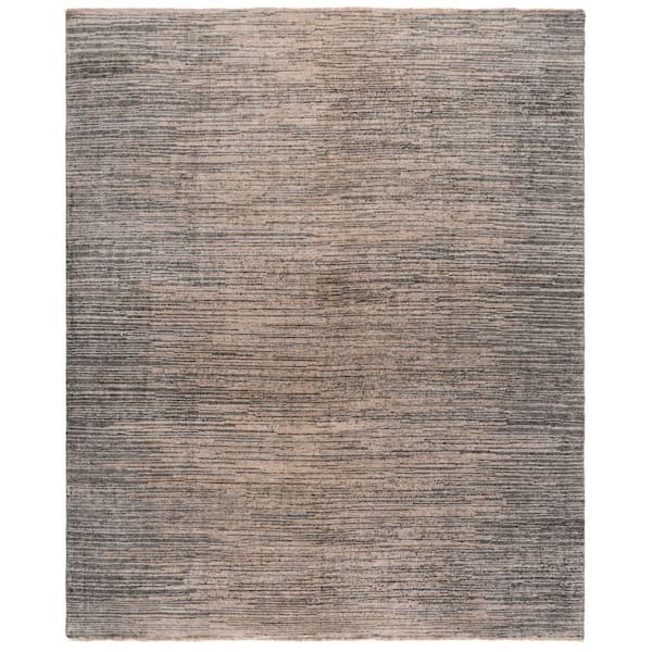 Izmir 10 ft. x 14 ft. Gray/Gold Solid Color Area Rug