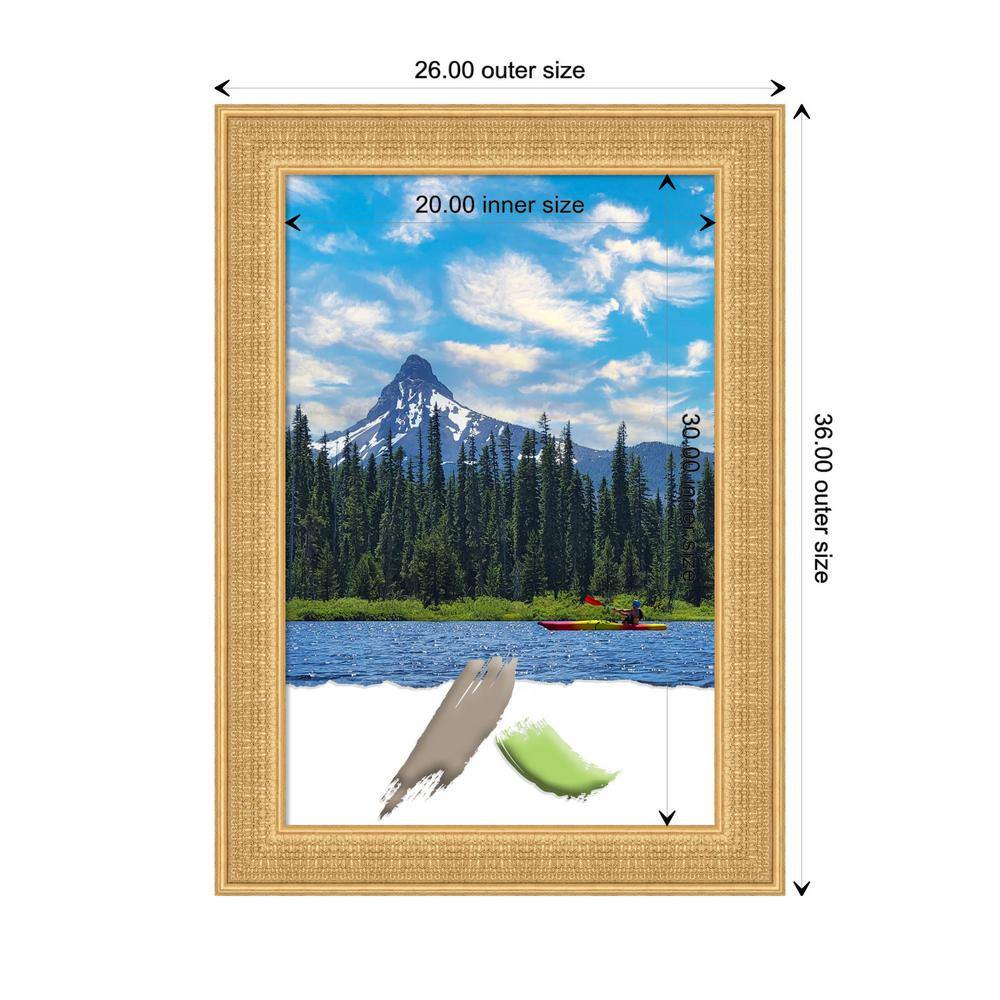 Trellis Gold 20x30 Wood Wall Picture Frame