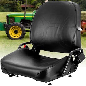 Komatsu Style Universal Folding Forklift Seat with Retractable Seatbelt and Adjustable Backrest Suspension Seat