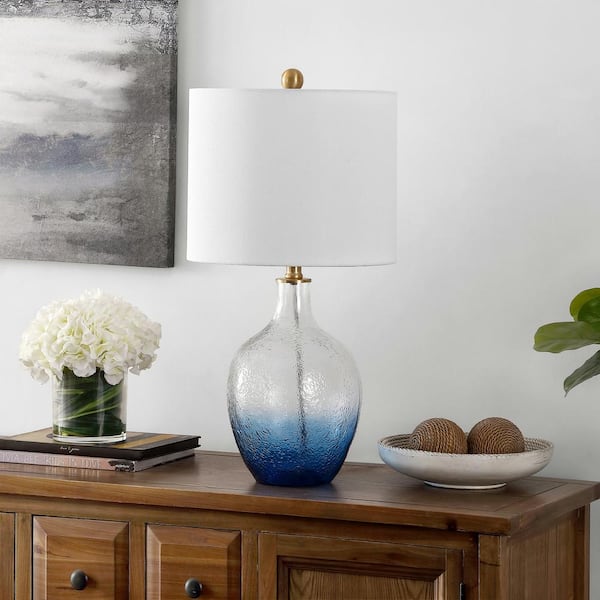 Merla 23.75 in. Ombre Blue Table Lamp
