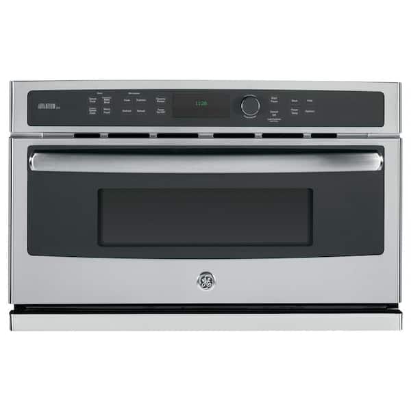 GE Profile 30 in. Single Electric Wall Oven with Advantium Cooking in Stainless Steel